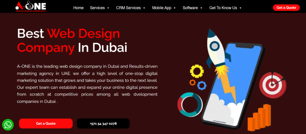 A-ONE Web Design Dubai Company in dubai