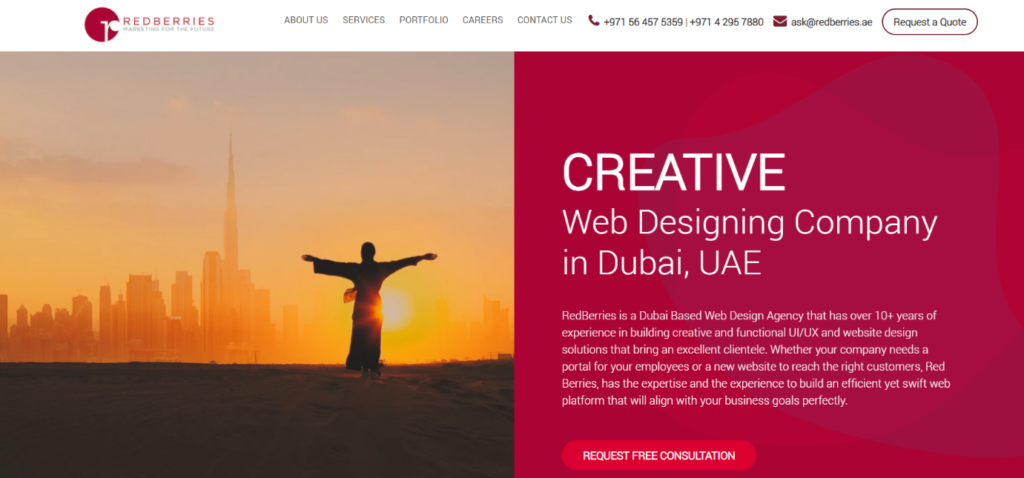 Red Berries web design company in dubai