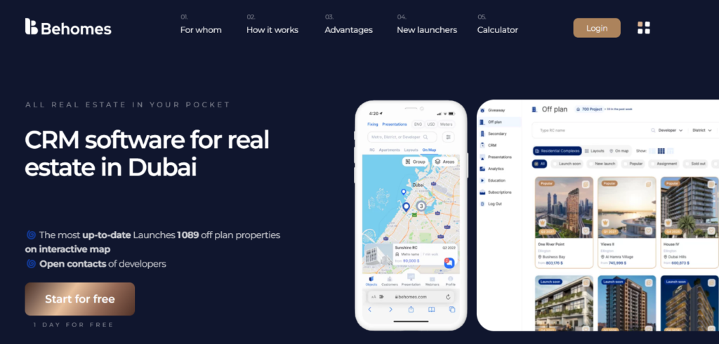 behomes crm software for real estate in dubai