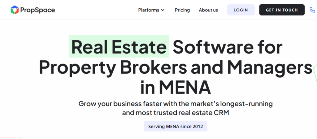 Real estate software for property brokers