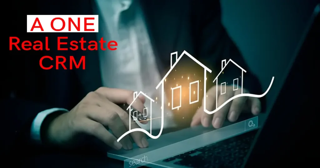 Dashboard view of A-One Real Estate CRM with UAE property portal integrations