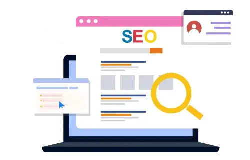On page SEO service in UAE optimizing website content, meta tags, headings, and technical elements to improve search engine rankings and visibility - A-One web design