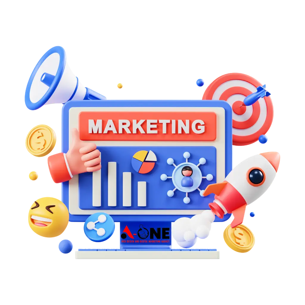 Lead generation marketing agency helping businesses attract qualified leads through SEO, Google Ads, social media marketing, and conversion optimization strategies - A-One web design