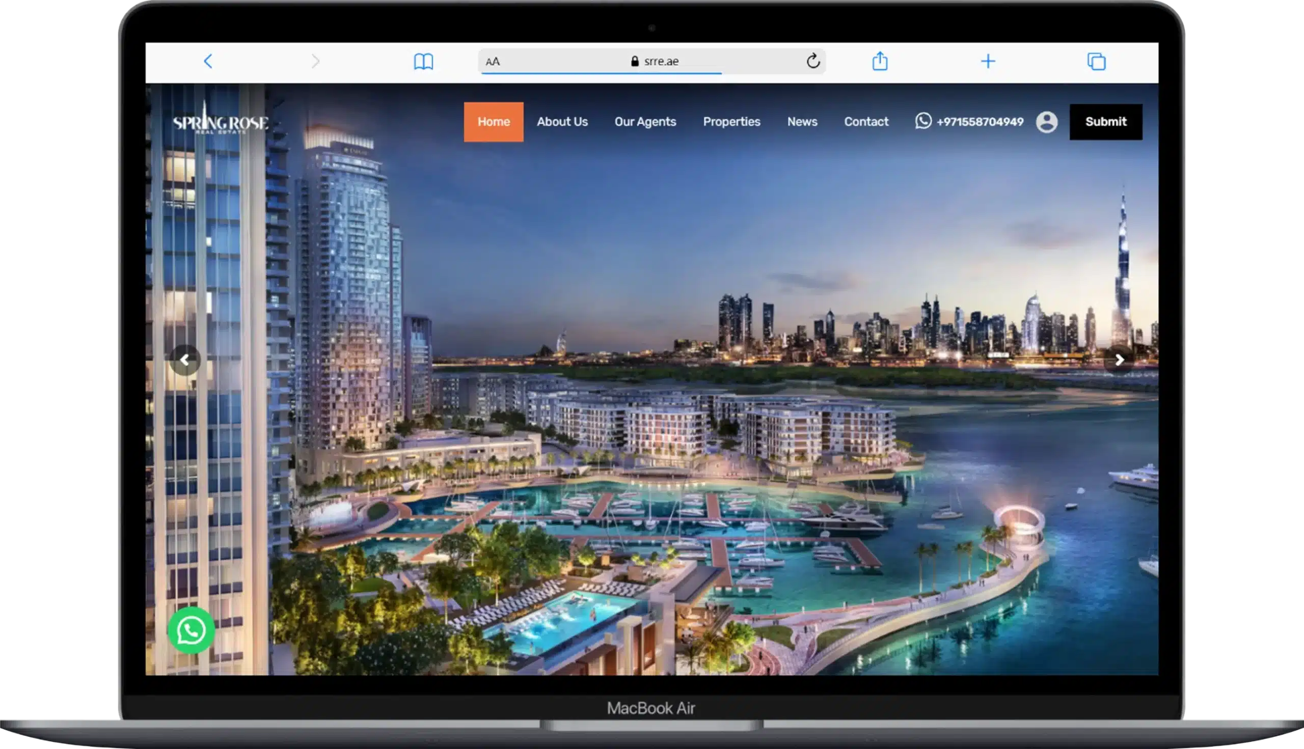 Airsrreae project - A-One web design