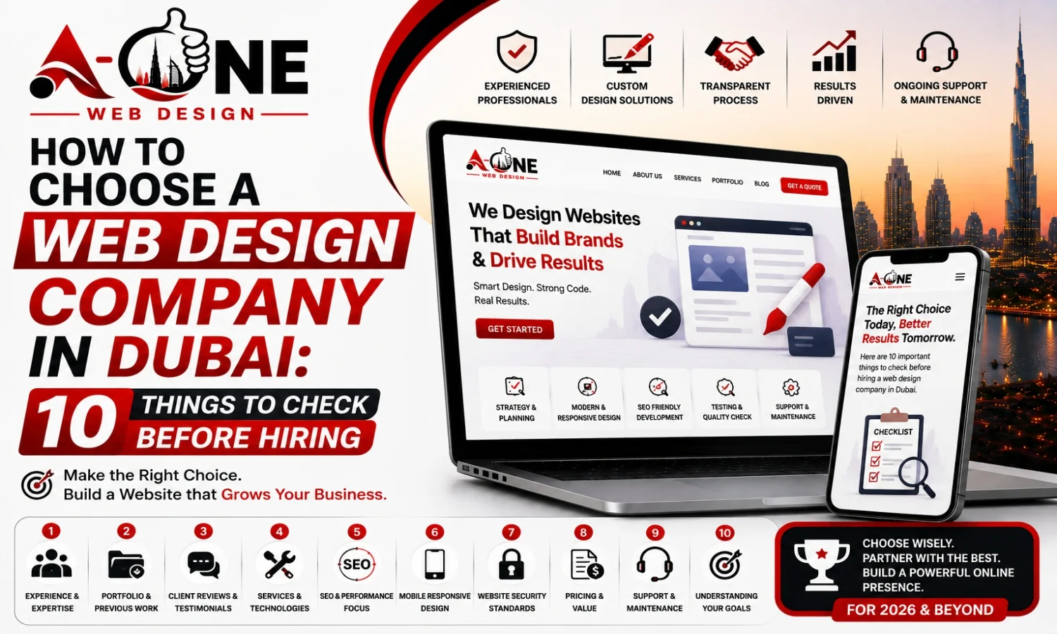 How to choose a web design company in Dubai before hiring