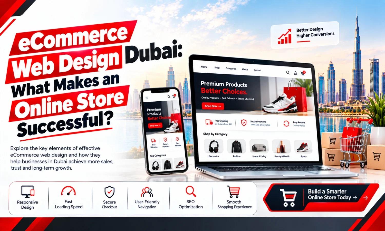 ecommerce web design Dubai